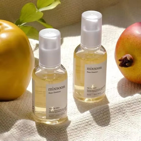 Korean Skin Care Mixsoon Glow Bean Essence,Hydrating Exfoliating Hyaluronic Acid Serum Facial Moisturizing Barrier Serum 50Ml